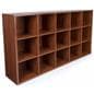 MDF wood cube commercial display organizer shelving