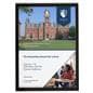 Wall mounted sign holder with elevated design