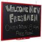 Wall Mounted Chalkboard