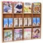 40.0 inch x 37.0 inch wall mount brochure and magazine display rack