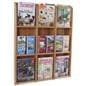 30 inch x 36.8 inch wall hanging 9 magazine display