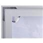 LED SEG fabric light box for wall with secure corner connections