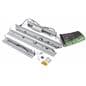 Unnassembled Components with LED SEG fabric light box for wall 