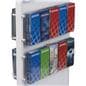 Brochure and Magazine Holder with Adjustable Pegs