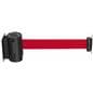 Red Band Wall Mounted Retractable Barrier