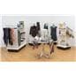 Freestanding Slatwall Display with Heavy Duty Panels