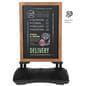 Magnetic chalkboard sign with 24 inch wide by 30 inch tall board size
