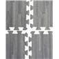 Gray Wood Grain Floor Mats, EVA Foam