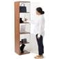 Narrow display case with two acrylic doors
