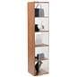 Narrow display case with overall width of 16 inches 