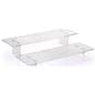 Set of 2 Acrylic Stands with Water Ripple Texture