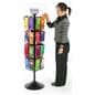 Rotating Display 32 Pockets Hold 4" x 9" Brochures