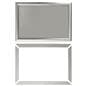 Window snap frames with tool free installation