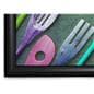 Aluminum snap frame for vertical or horizontal wall mounting 