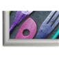 Silver aluminum snap frame with 1 inch bezel 