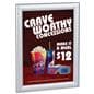8.5 x 11 Silver Snap Sign Frame - Aluminum 