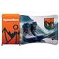 Exhibit displays with dye sublimation printing 
