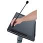 Smart digital podium with two included gooseneck microphones 