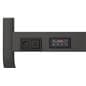 Motorized TV cart with integrated digital controls