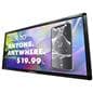 ThinkSign LED window sign showing a lower angle photo of the unit with a smart phone advertisement