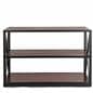 3-tier x-frame media bookshelf