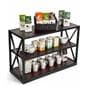 x-frame media bookshelf for café supplies and drinkware