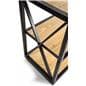 floor standing french industrial console shelf