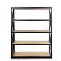 5-tier engineers industrial bookcase shelves
