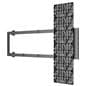Direct View LED Video Wall showcasing the bare frames attached to the wall mounting bracket