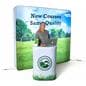 Backlit trade show booth kit with full-color artwork