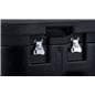 Backlit trade show booth kit includes locking case