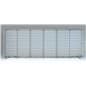 YD201 series backwall frame with 6 LED ladder lights