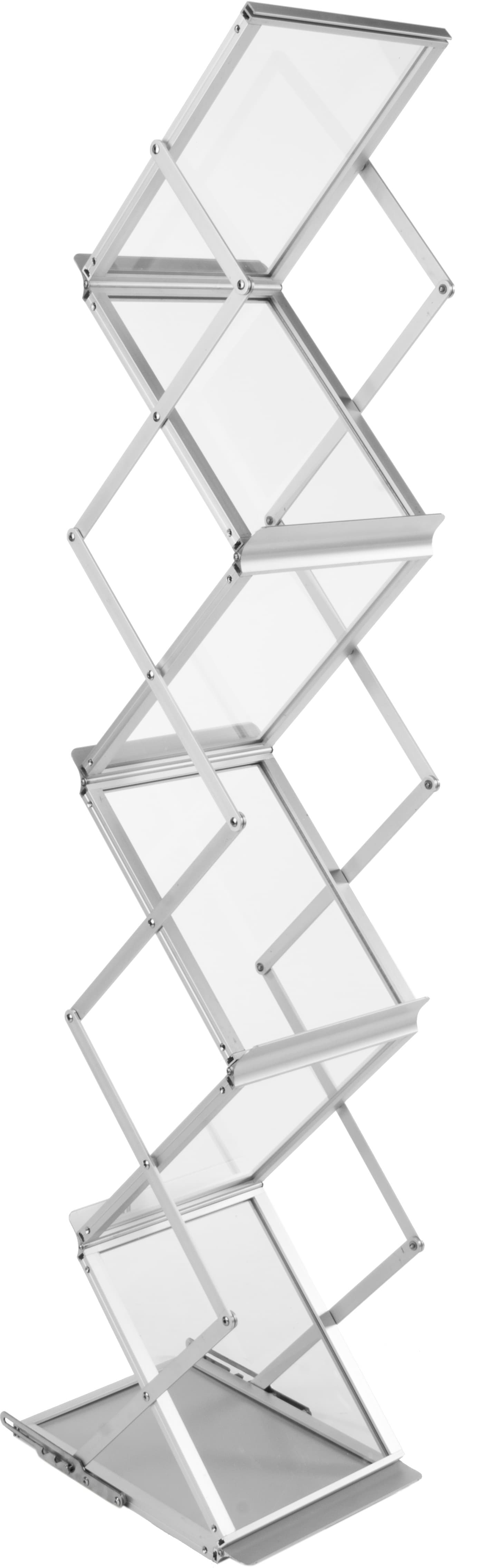 Portable Literature Stand, 1" Pocket Depth