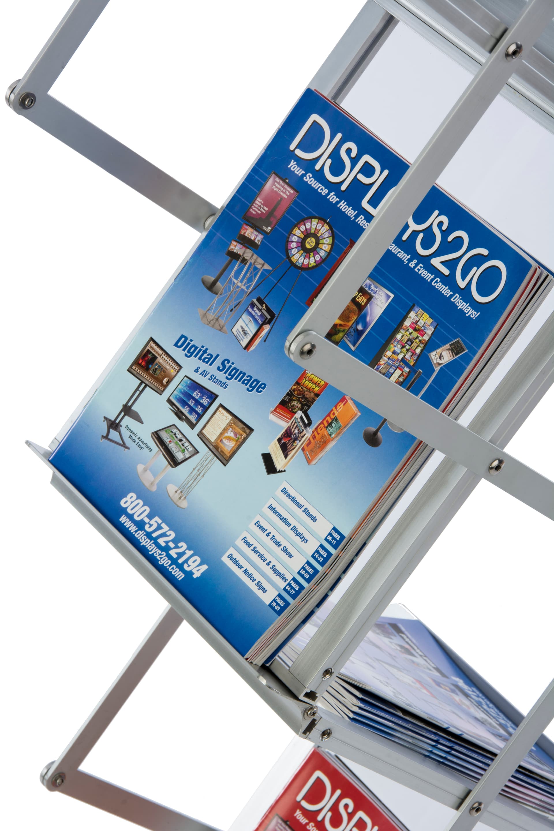 Portable Literature Stand, Floor Standing