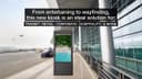 55" Peerless Smart City Outdoor Kiosk Two Sided - Black/Silver