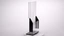 360 View: MAX1185 Convex Sign Holder & Brochure Display