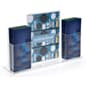 8.5" x 11" Countertop Sign Holder with 2 Pamphlet Holders, T-Style Design - Clear