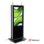 43"-55" 2-Sided Interactive Touch Screen Kiosk, Android Operating System, Wheels
