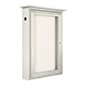 18 x 24 Enclosed Menu Board w/ Swing Door, Locking, Outdoor Use