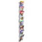 8-Tiered Acrylic Magazine Wall Rack, 8.5"w - Clear