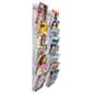 8-Tiered Acrylic Magazine Wall Rack, 8.5"w - Clear
