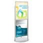 22" x 28" Floor Standing Poster Holder, 2-Tiered, Wheeled Base, Double-Sided