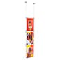 8.5 x 11 Ceiling Sign Holder with 16-foot Steel Cable - Clear