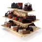 60 x 42-Inch Tiered Display Table w/ 3 Shelves, Rectangular - Maple