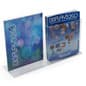 8.5" x 11" Countertop Sign Holder with Magazine Pocket, T-Style Design - Clear