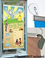 Poster Hangers: for a Window Display poster hangers