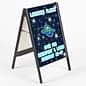 23" x "31 A-Frame Sidewalk Sign Stand, Double Sided, Frame Only - Black