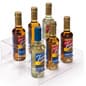 2-Tiered Acrylic Bottle Organizer for Countertop Use, 6 Slots - Clear
