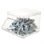 1 Gallon Acrylic Display Bin w/ Slide-in Lid - Clear