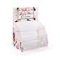 Countertop Acrylic Display with Custom Print, 3 Tiers – Clear